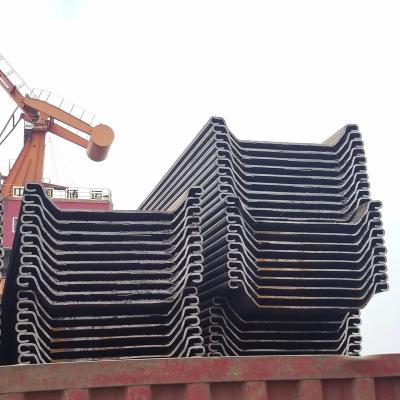 China Tradition High Strength Q345P Q420P 600mm U Type PVC/Water Pile/steel sheet pile for sale