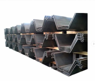 China Industrial High Quality Zinc Coated Surface Cold Formed U Type Steel Sheet Pile for sale