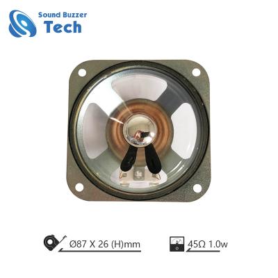 China Mini Best Quality Mini Speaker Driver 87mm Waterproof 45ohm Speaker for sale