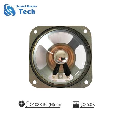 China 4 Inch Mini Full Speaker String Sound Speaker 8ohm 5w 102x102mm for sale