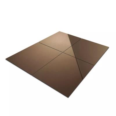 China Suitable for wall decoration SS 201 202 304 J1 J2 J3 J4 4x8 mirror finish stainless steel titanium bronze super plancha de acero supercold sheet stainless for sale