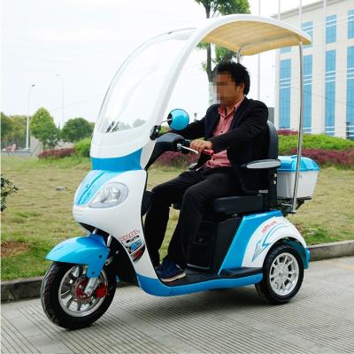 China Factory 3 rubber wheel fully enclosed mobility scooter for sale