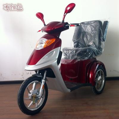 China Rubber Lithium Battery Three Wheel Tricycle Adult Electric Mobility Scooter with Seat for sale