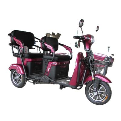 China Hot Sale Two Passenger Rubber CE Certificated Electric Tricycle Scooter for sale