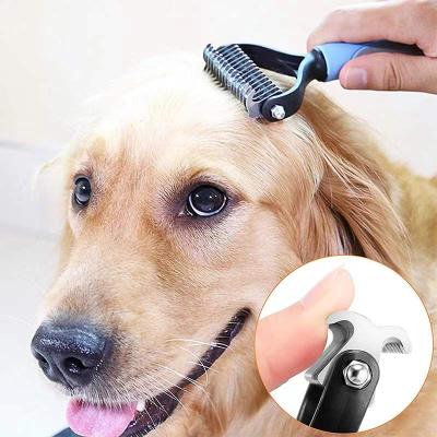 China 2022 Hot Viable Pet Hair Remover Dog Cat Grooming Brush Pet Hair Comb Dog Comb Pet Grooming Supplies for sale