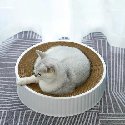 China High Quality Goods Stored Using Corrugated Paper Cat Toy Grind Claws Pet Small Cat Scratcher Cardboard for sale