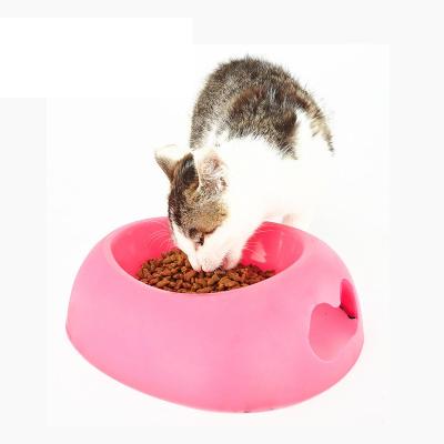 China Hot Dogs Cats Stocked Plastic Cat Feeder Pet Food Rolls Water Feeder for Dogs Cats Drinking and Eating for sale