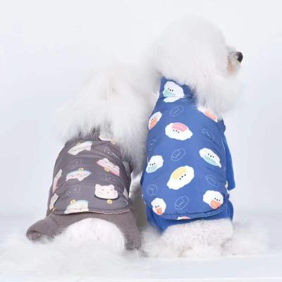 China 2022 Warm Large Double Side Stocked Soft Pet Clothes Jacket Dog Vest Dog Winter Coat for sale