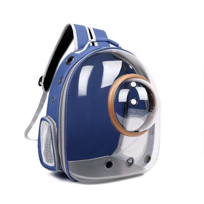 China Hot Selling Portable Cat Backpack Traveling Outdoor Clear Capsule Pet Stored Breathable Carrier Bag for sale