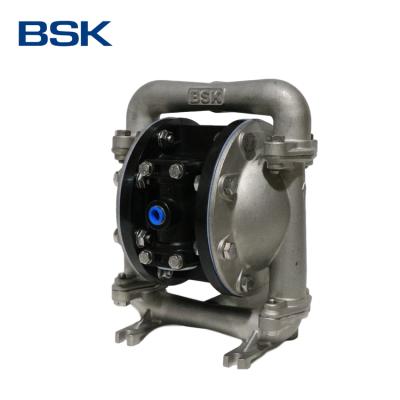 China Automotive Industry Pneumatic Diaphragm Pumps Noise Reduction SS Double Air Operated Diaphragm Pump for sale