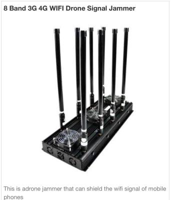 China 8 Band 130W Signal Jammer jamming 3G 4G WIFI Drone for sale