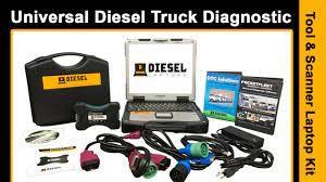 China Universal Diesel Truck Diagnostic Laptop Tool Scanner Complete Kit with Laptop for sale