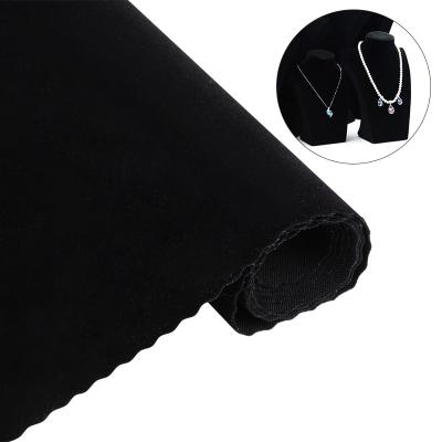 China Tear-Resistant 100% Nylon Knitted Flocking Material Long Flocking Fabric Pile Flocked Velvet Fabric for sale