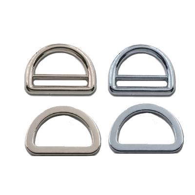 China Standard SizeZinc Shoulder Strap Alloy D Ring Clasp Shoulder Strap Hook Metal Buckle D Ring For Handbag for sale