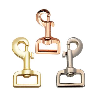 China Luggage Fast Delivery Dog Hooks Handbag Hardware Hugs Snap Hook Swivel Zinc Alloy Hook For Strap for sale