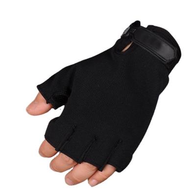 China Anti Slip Men's Sports Gloves Outdoor Recycling Military Gloves Anti Slip Breathable Wear Resistant Tactical Sunscreen Half Finger Gloves for sale