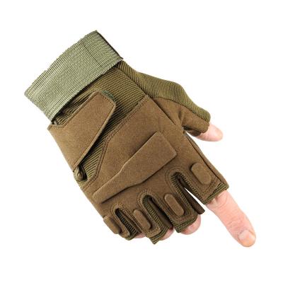 China Male Special Forces Anti Slip Half Finger Gloves Fitness Fighting Outdoor Sports Riding Matches Military Tactical Gloves for sale