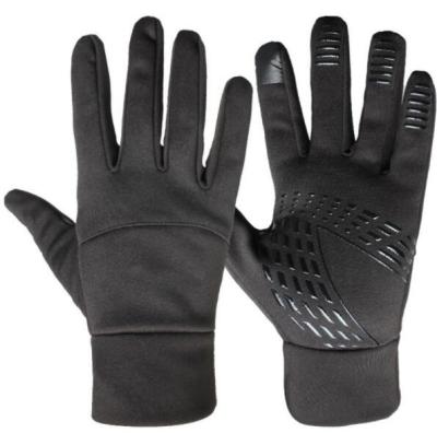 China Touch Screen Outdoor Sports Men's and Women's Winter Running Riding and Training Warm and Cold Proof Fleece Elastic Cycling Gloves for sale