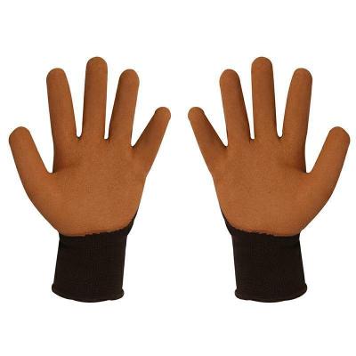 China Green hot sale wear-resistant planting flowers and grass work protection latex protective gloves clawless gardening dipping gloves for sale