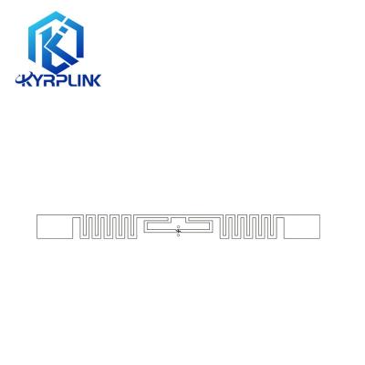 China Long Range Inlay UHF Passive Rfid Sticker Dry Reading 860-960mhz 95x8mm Monza 4 Adhesive Label for sale