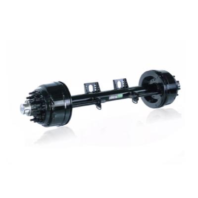 China Used heavy truck trailer parts hot sale american kind axle 13t 14t 16t axle for semi trailer for sale