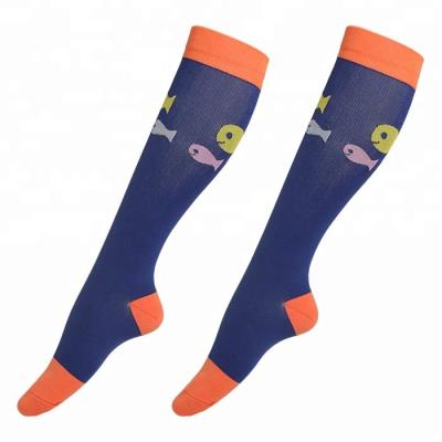 China Antibacterial unisex cuntom compression tube bamboo socks pressure medical sock for sale