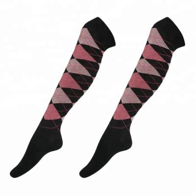 China Best Selling Antibacterial High Quality Fuzzy Flower Women Love High Knee Socks for sale