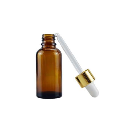 China Attractive bottle of Amber Glass Dropper Essential Oil of excellent quality with high level of personal care for sale