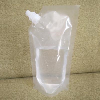 China Moisture Proof Stand Doypack Bag With Pour Spouts For Liquid Cream Sauce Packaging for sale