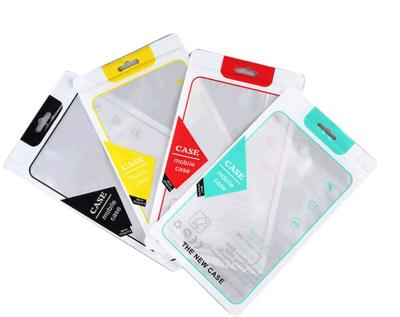 China Plastic Zipper Bag Mobile Phone Case Cover Packing Package Bag Moisture-Proof Plastic Bag for sale