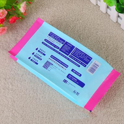 China Water Resistance Recyclable Plastic Side Gusset Pouch Tissue Sanitary Napkin Aluminum Foil Pad Disposal Package Bag For Women for sale