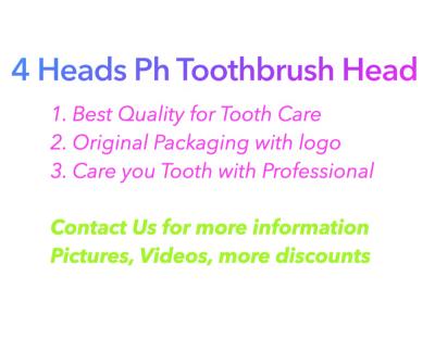 China Outdoor Wholesale Best Quality Phs Phs Electric Toothbrush Heads With 4 Heads In Each Pack For Phs for sale