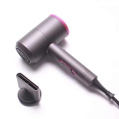 China Foldable High Quality Portable Negative Ion Dryer Volumizer Hammer Leafless Strong Wind Household Hair Dryer for sale