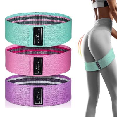 China Portable Fitness Cotton Yoga Hip Ring Squat Hip Exercise Resistance Band Suit for sale