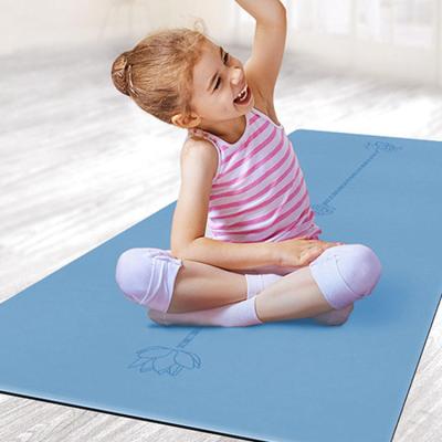 China Non Slip Custom Design Eco Friendly Durable Anti Slip Natural Rubber Kids Yoga Mats for sale