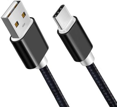 China Durable Nylon Braided Fast Speed ​​Charging USB Cable 2.0 USB Type C to A Type C Cable for sale