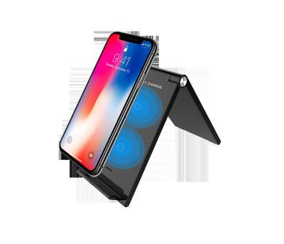 China Foldable Qi Certified Wireless Charger Best Selling 7.5W/10W Qi Certified Wireless Charger, Fast Charging Wireless Charger Stand For iPhone/Samsung for sale