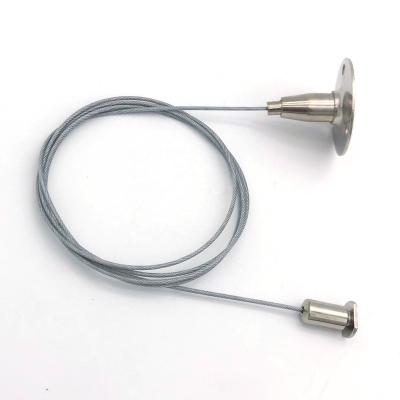 China 2021 new lamps stainless steel cable anti falling rope stainless steel cable wire suspension kit holder for sale