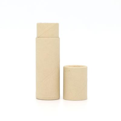 China Biodegradable Biodegradable Cardboard Cosmetic Paper Tube For Lip Balm for sale