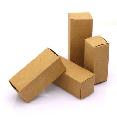 China Eco - Friendly Biodegradable Custom Logo Printed Brown Kraft Boxes Recyclable Custom Paper Packaging Boxes for sale