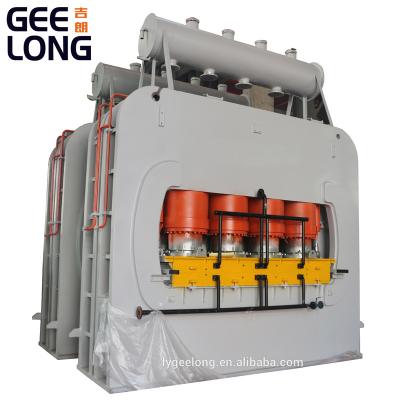 China OSB Production Line 2400T Particleboard MDF Melamine Lamination Short Cycle Hot Press / OSB Production Line for sale