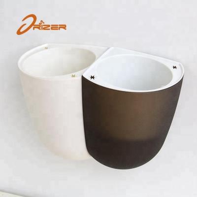 China Home Garden Biodegradable Indoor Planters Artificial Plastic Self Watering Oliz Flower Pot for sale