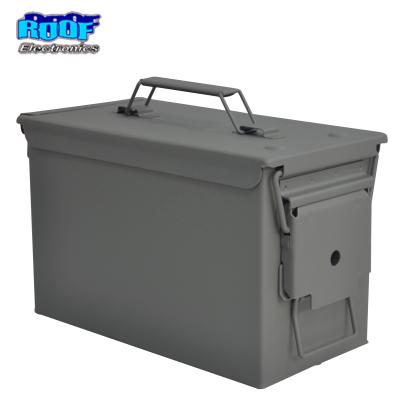 China Iron Waterproof Ammo Box Metal Ammo Box Ammo Box 50 Calories Iron for sale