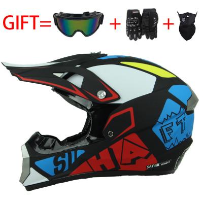 China Safety Bicycle Accessories Helemt Motorcycle Full Face Helmets Motocross Off Road Racing Helmet Motorcycle Bike Racing Capacete Moto Helmet for sale