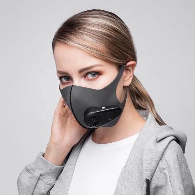 China Purely Breathable Outdoor Smart Anti-Pollution Sport Electric Air Mask Purifier Smart Reusable With Fan for sale