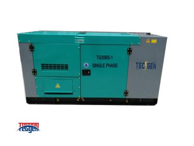 China Generador diesel monofásico silencioso de CA conjunto de generadores Baudouin 16kW 20kVA en venta