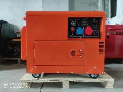 中国 携帯型静音発電機 5KVA 6.5KVA 静音ディーゼル発電機 空気冷却発電機 販売のため