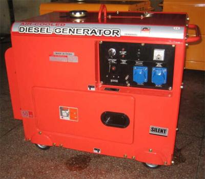 China Generador portátil silencioso Generador diesel de 5KVA para el respaldo en el hogar en venta