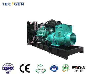 China Prime 800kW Genset Offener Dieselgenerator mit 12-Zylinder-Dieselmotor zur Sicherung der Leistung zu verkaufen