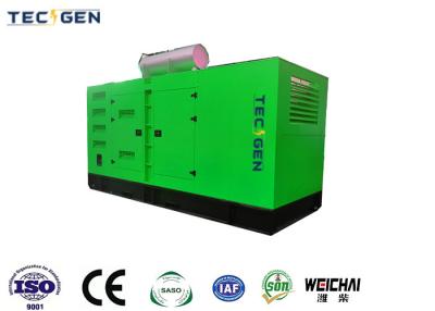 China Generador diesel Weichai silencioso Conjunto de generador de 350kW Weichai Genset con silenciador de grado industrial en venta